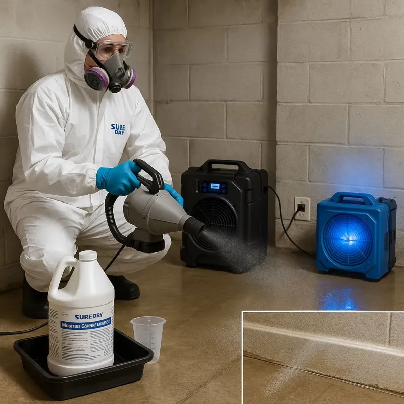 Sanitization and Odor Removal process in Pineville, LA
