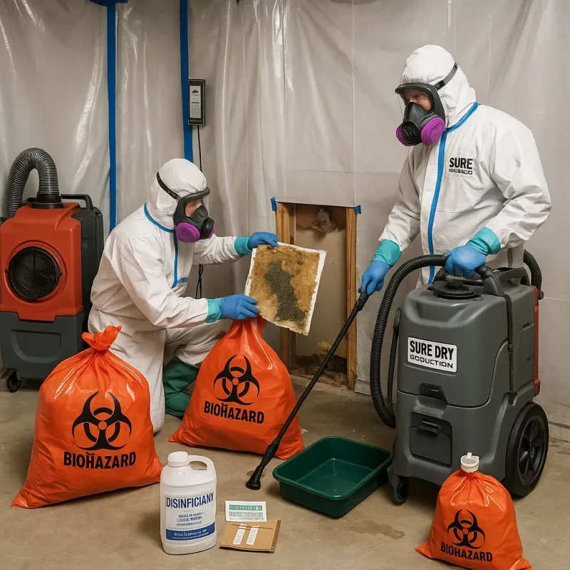 Contaminated Water Handling Protocols process in Pineville, LA